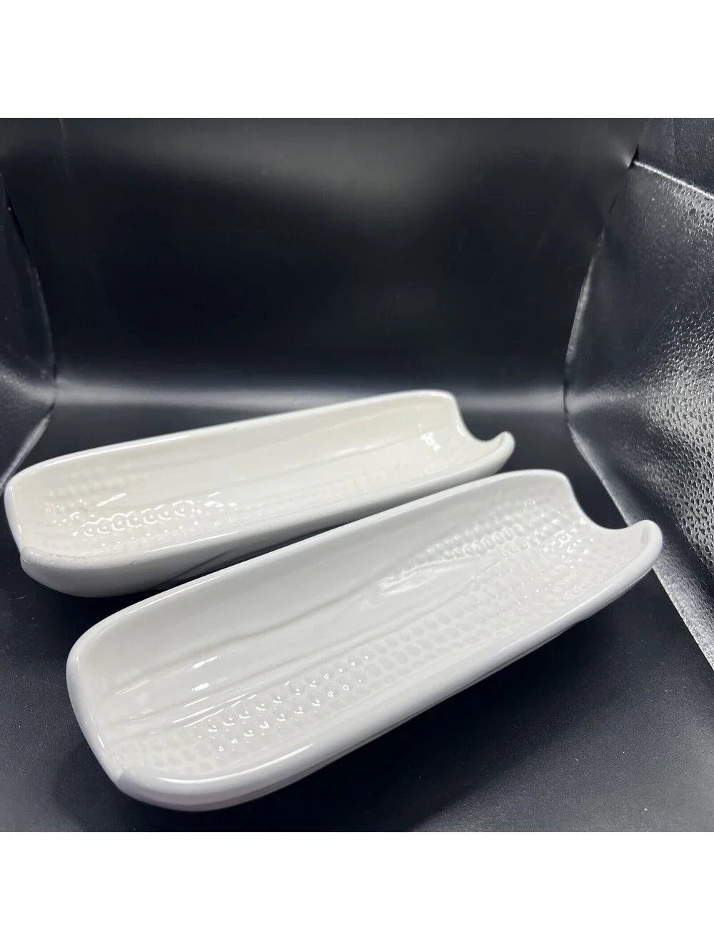 Ceramic Corn Holders Set Of Two